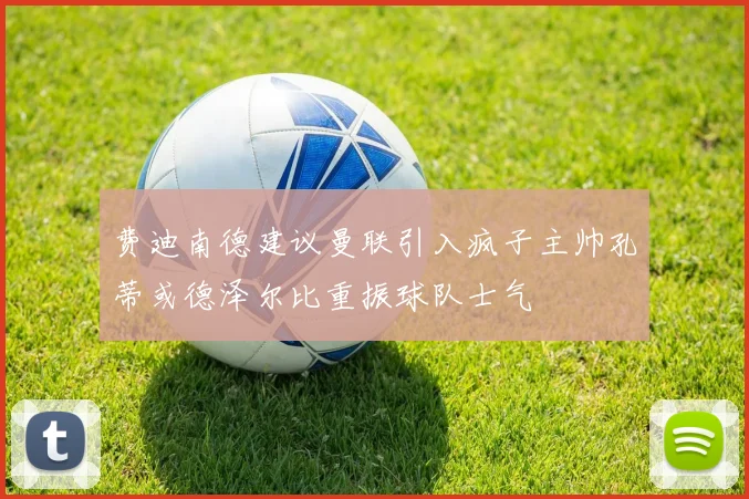 费迪南德建议曼联引入疯子主帅孔蒂或德泽尔比重振球队士气